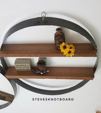 Load image into Gallery viewer, Bourbon Barrel Ring Shelf
